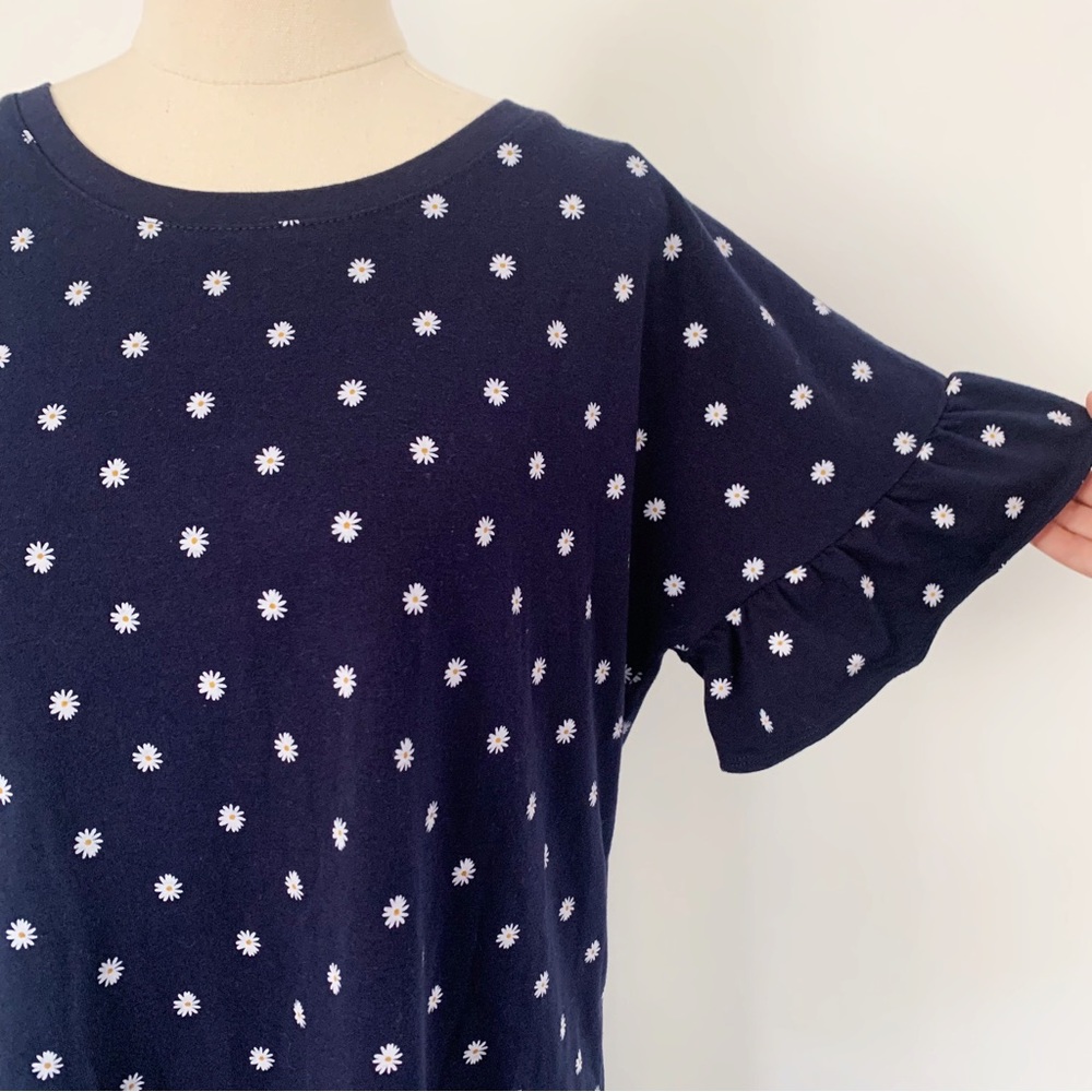 Old Navy Navy Floral Dress Size M - Picture 2 of 3